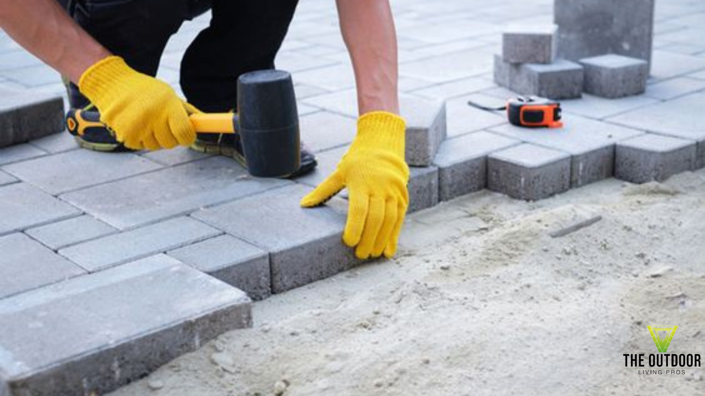 Brick paver installers