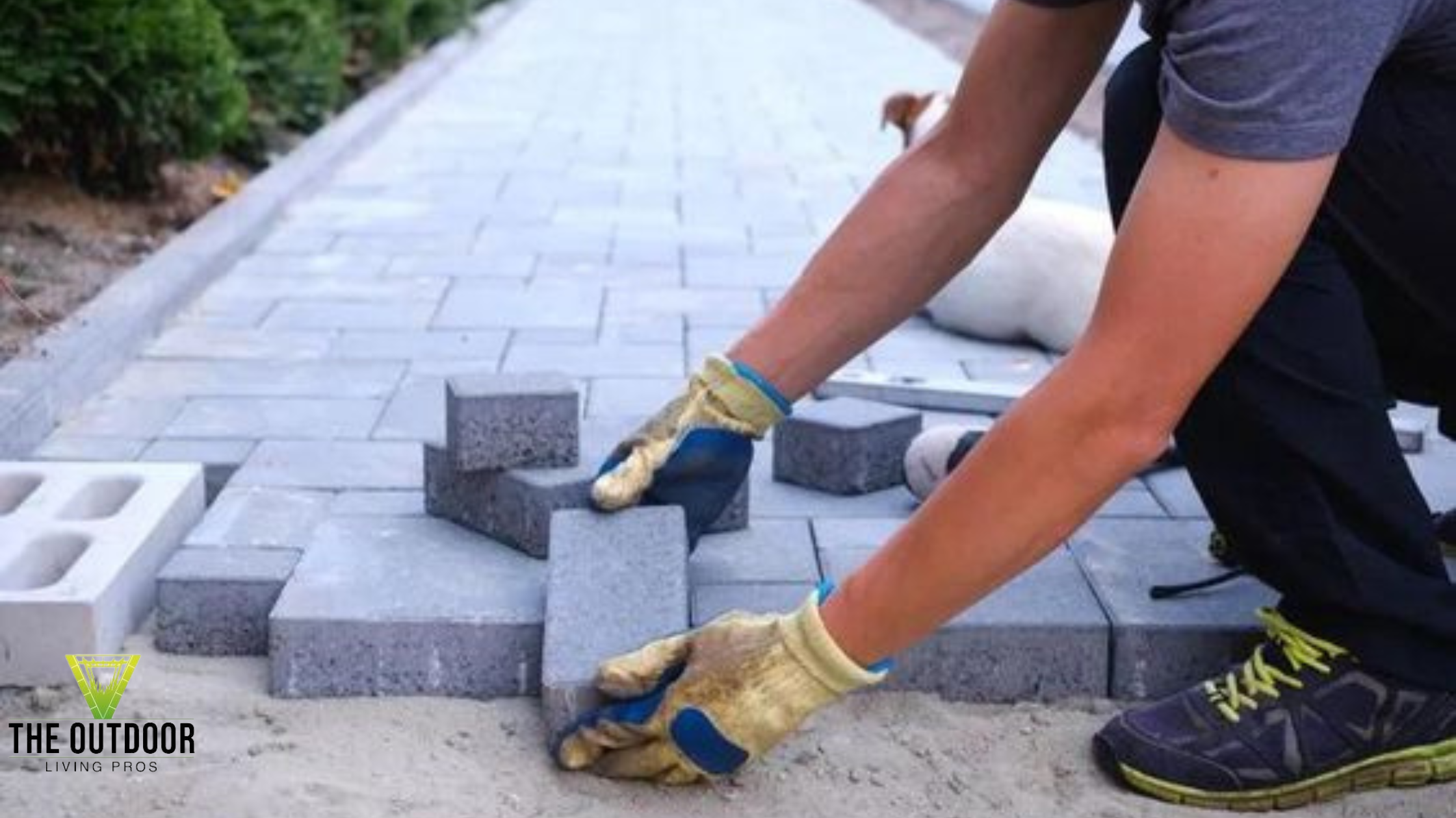 Brick paver installers