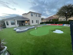 synthetic turf installation in Carrollwood