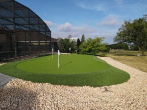 synthetic grass putting green in Clearwater
